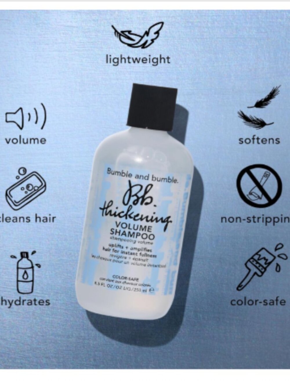Bumble and bumble. Thickening Volumizing Shampoo UNISEX